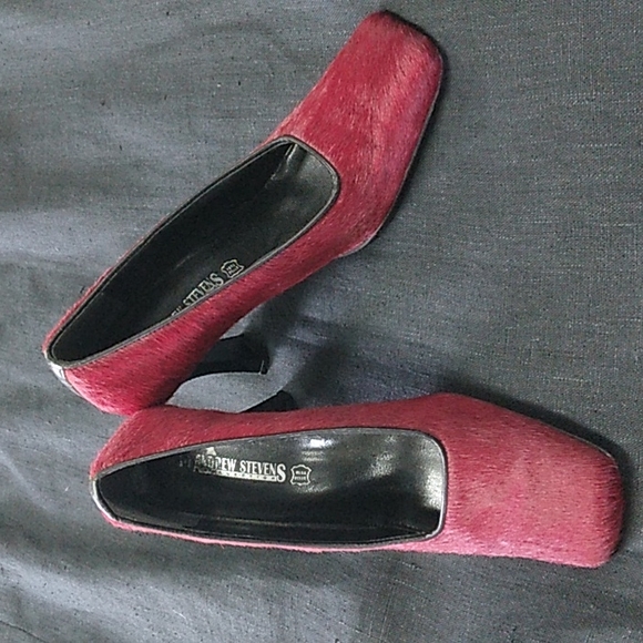 Andrew Stevens red Heels Sz 7 - Picture 1 of 6